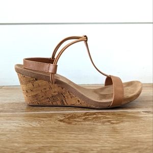 NEW Wedge Platform Sandals - Tan, 8.5